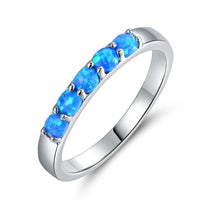 Thumbnail for Simple Colored Fire Opal Rings