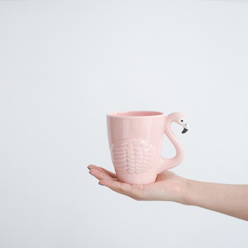 Flamingo Teapot & Mug