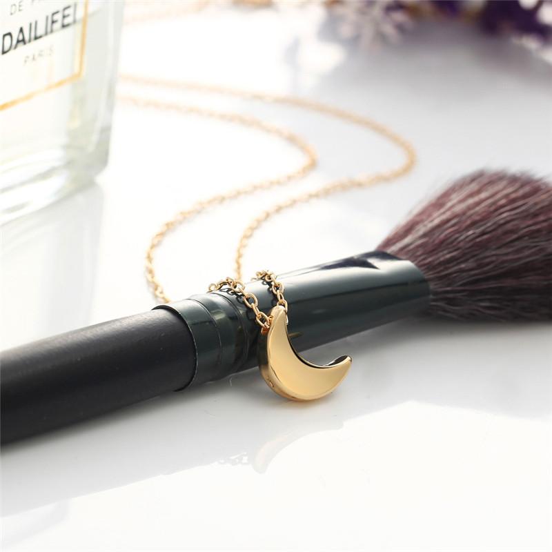 Mini Crescent Moon Pendant Necklace