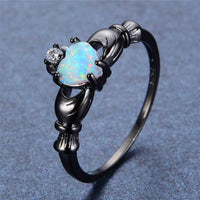 Thumbnail for Fire Opal Heart Ring