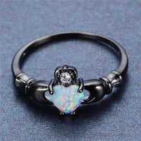 Thumbnail for Fire Opal Heart Ring
