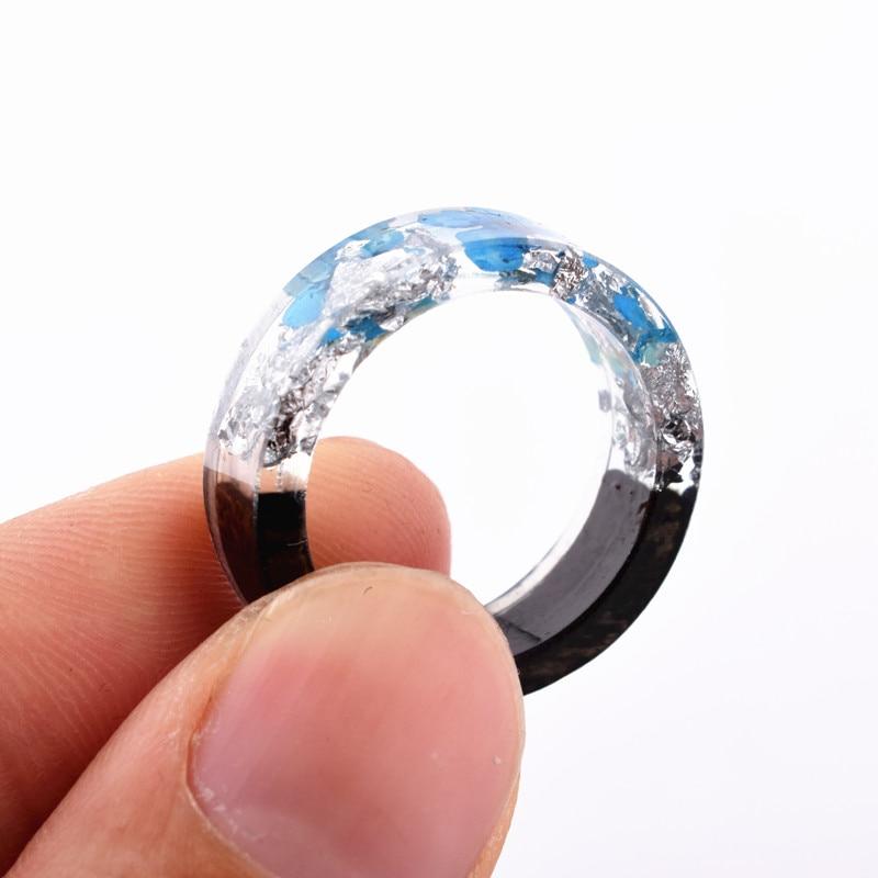 Flower Resin Rings