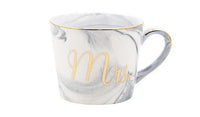 Thumbnail for Marble Porcelain Mr & Mrs Coffee Mugs
