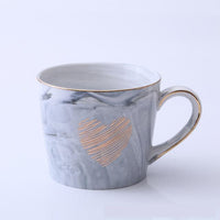 Thumbnail for Marble Porcelain Mr & Mrs Coffee Mugs