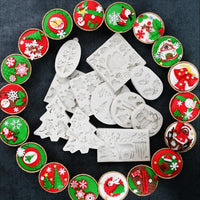 Thumbnail for Christmas Silicone Cookie Molds