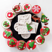 Thumbnail for Christmas Silicone Cookie Molds