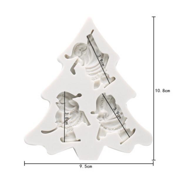 Christmas Silicone Cookie Molds