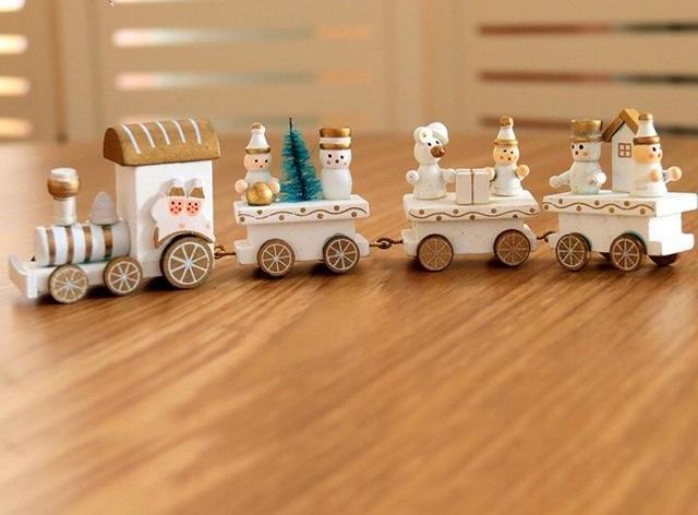 Wooden Christmas Train PeekWise