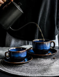 Thumbnail for Cat Eye Blue Ceramic Mug PeekWise