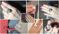 Thumbnail for Oval Cut 6ct CZ Ring