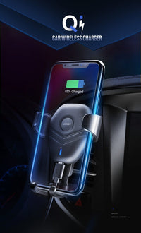 Thumbnail for Fast Qi Wireless Car Phone Charger Holder PeekWise