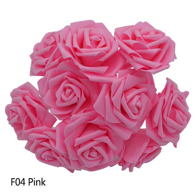 Colorful Foam Rose 8cm