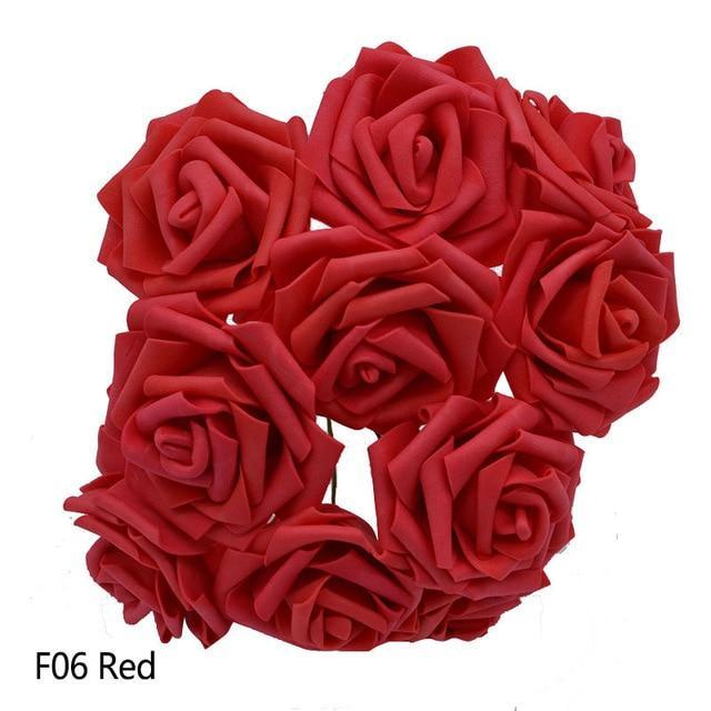 Colorful Foam Rose 8cm