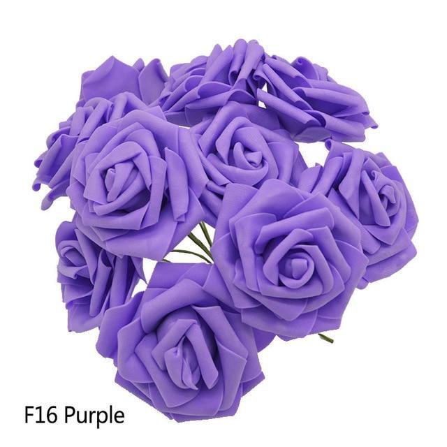 Colorful Foam Rose 8cm