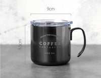 Thumbnail for Titanium Vintage Coffee Mug (with lid)