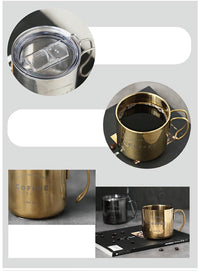 Thumbnail for Titanium Vintage Coffee Mug (with lid)