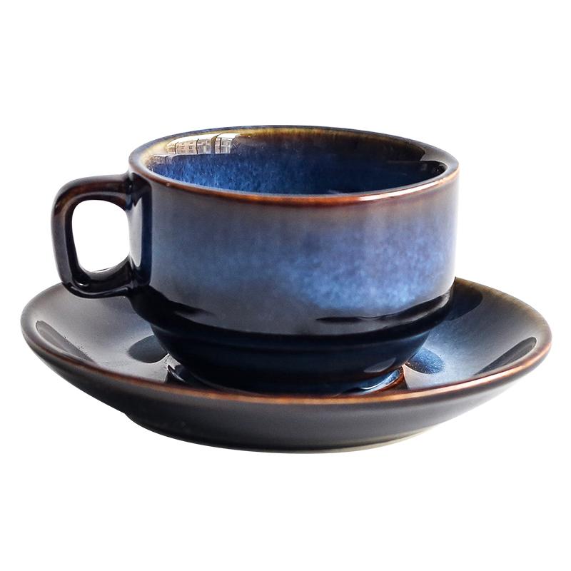 Cat Eye Blue Ceramic Mug PeekWise