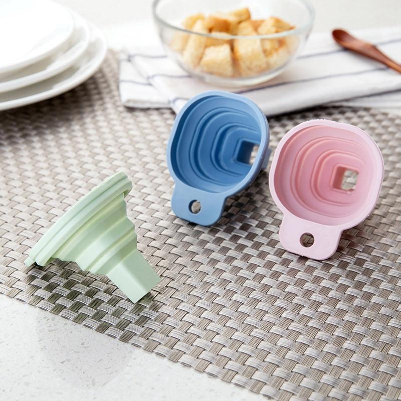 Collapsible Silicone Kitchen Funnel