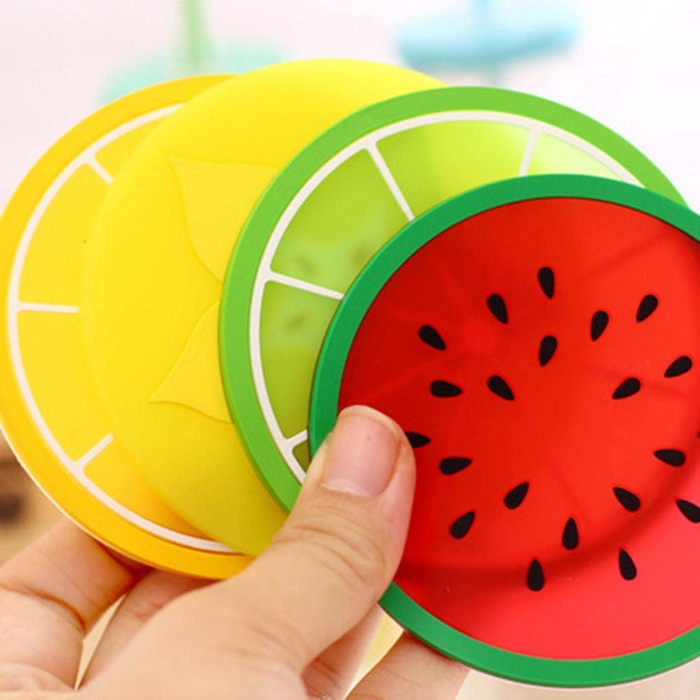 Fruit Shape Silicone Cup Mat