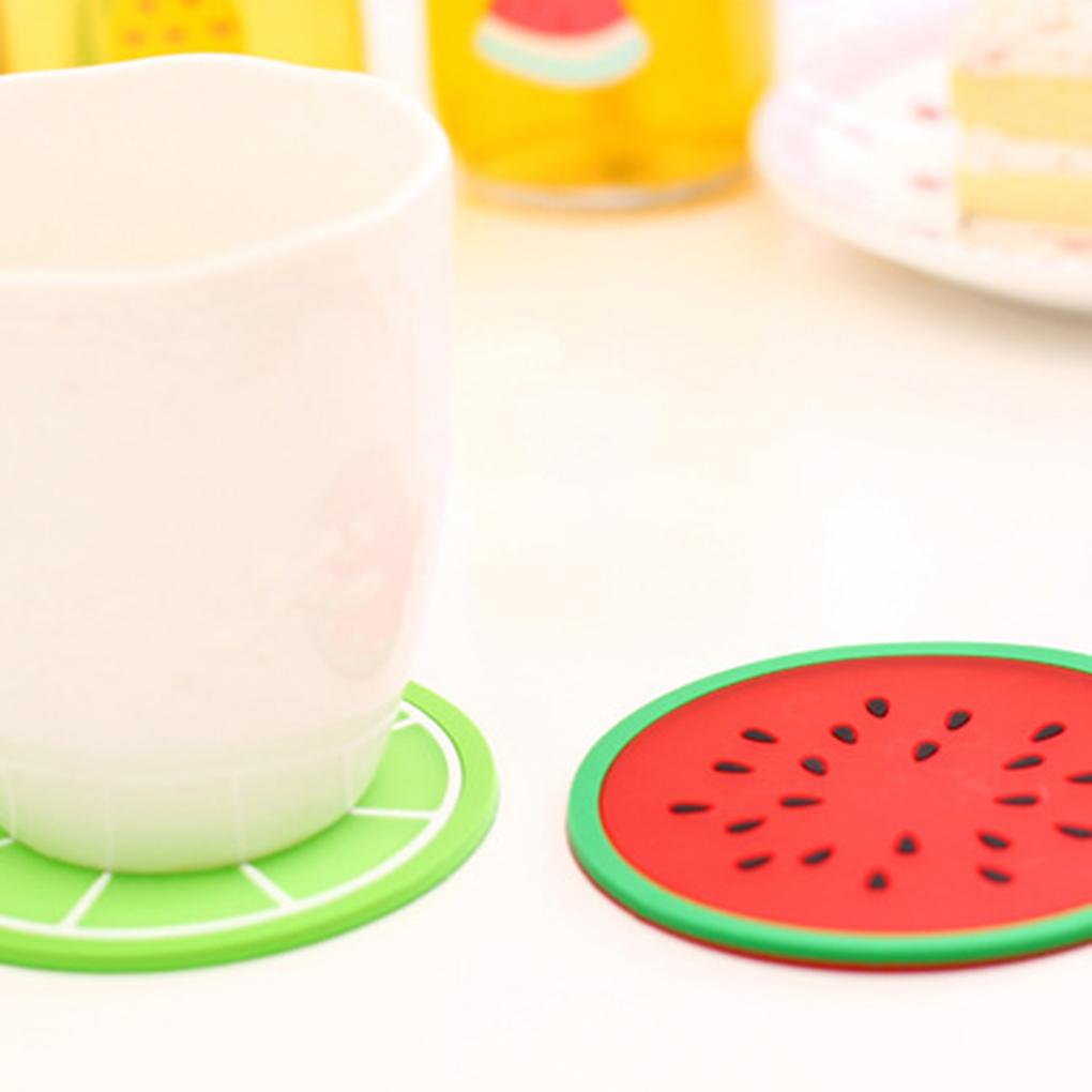 Fruit Shape Silicone Cup Mat