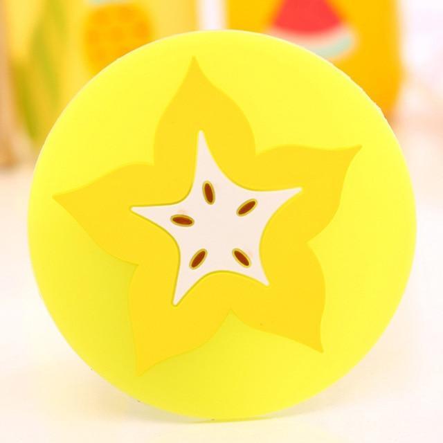 Fruit Shape Silicone Cup Mat