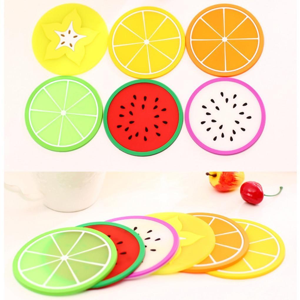 Fruit Shape Silicone Cup Mat