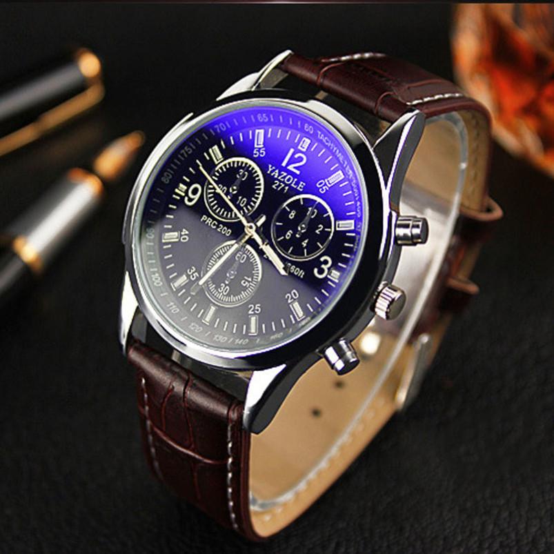 Blue Ray™ - Luxury Men's Quartz Wristwatch