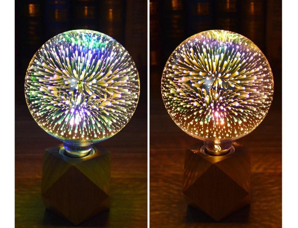 3D LED Holiday Light Bulbs