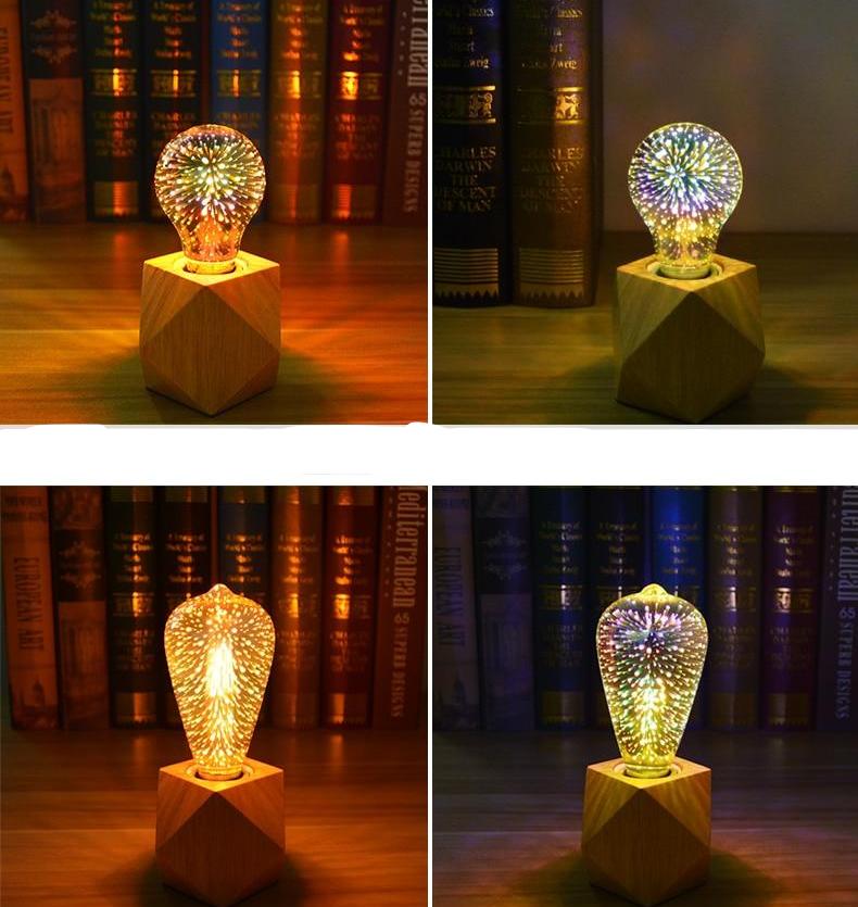 3D LED Holiday Light Bulbs