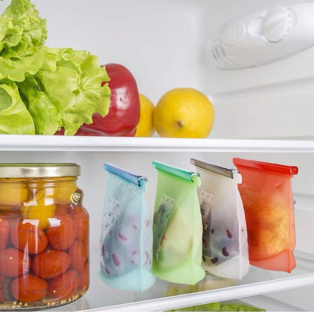 Reusable Silicone Food Storage Bags