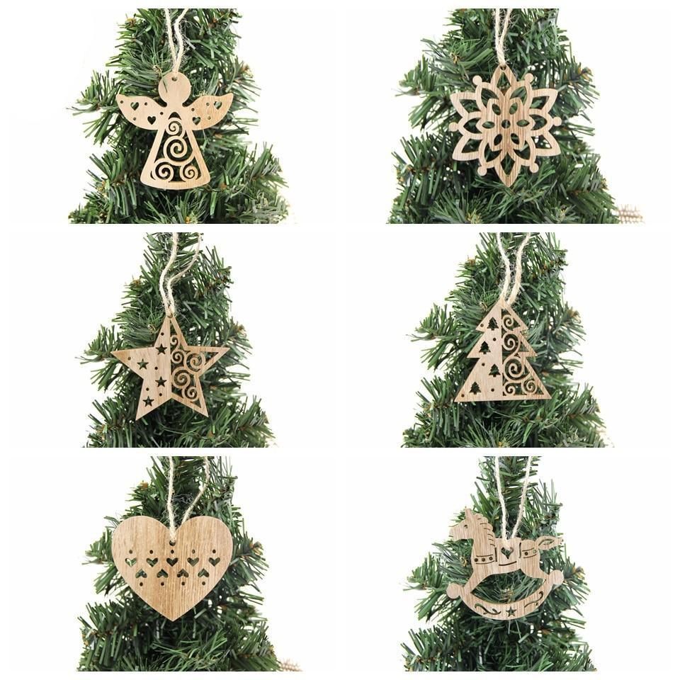 PCS Wooden Ornaments PeekWise