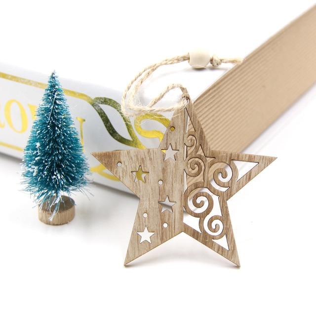 PCS Wooden Ornaments PeekWise