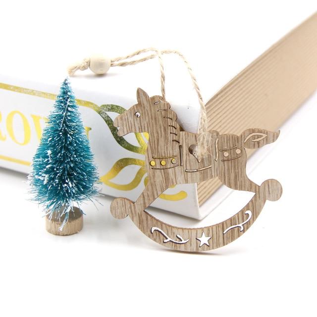 PCS Wooden Ornaments PeekWise