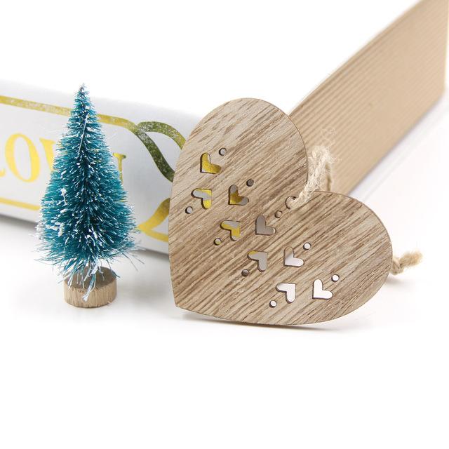 PCS Wooden Ornaments PeekWise