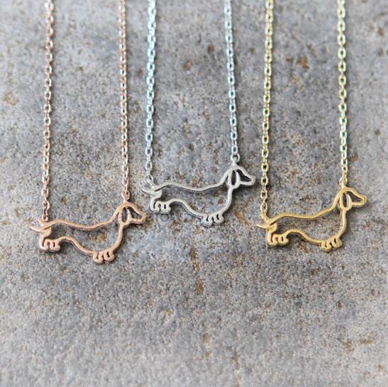 Dachshund Pendant Necklaces