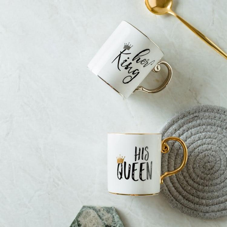 Luxury King & Queen Coffee Mugs