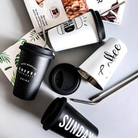 Thumbnail for Travel Mug with Lid & Reusable Straw