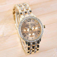 Thumbnail for Rose Gold Rhinestone Watch - 80% Off