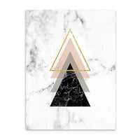 Thumbnail for Geometric Marble Pattern Wall Poster PeekWise