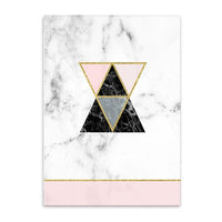 Thumbnail for Geometric Marble Pattern Wall Poster PeekWise