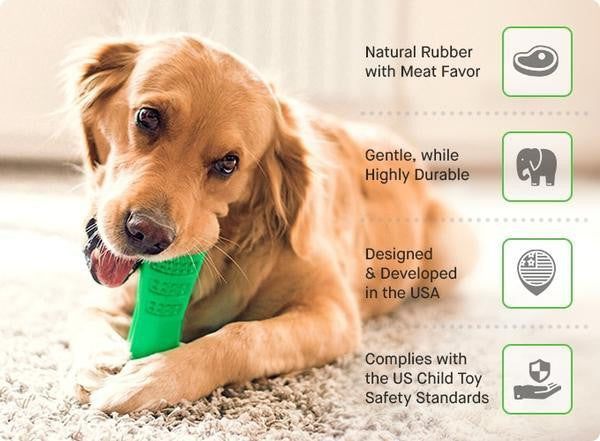 Teeth Cleaning Dog Toothbrush & Chew Toy - PeekWise