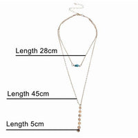 Thumbnail for Multi Layered Boho Droplet Necklaces
