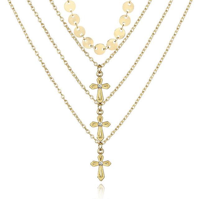 Multi Layered Boho Droplet Necklaces