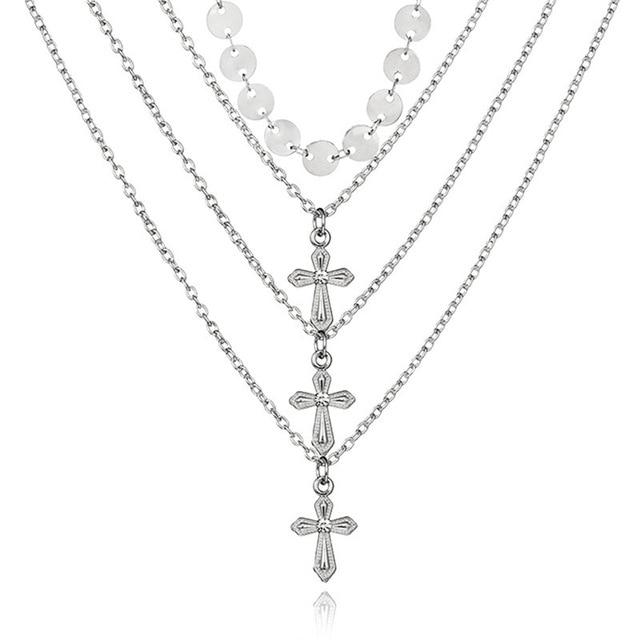 Multi Layered Boho Droplet Necklaces