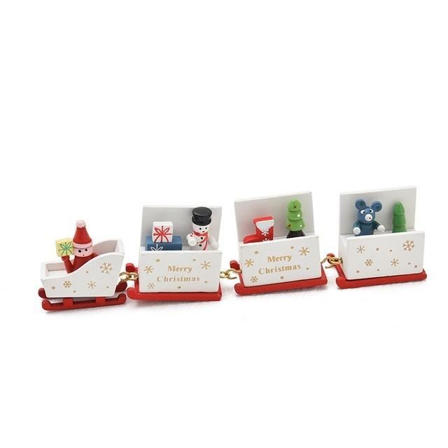 Wooden Christmas Train PeekWise