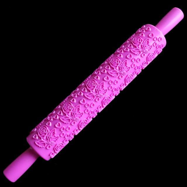 Colored 3D Pattern Rolling Pin