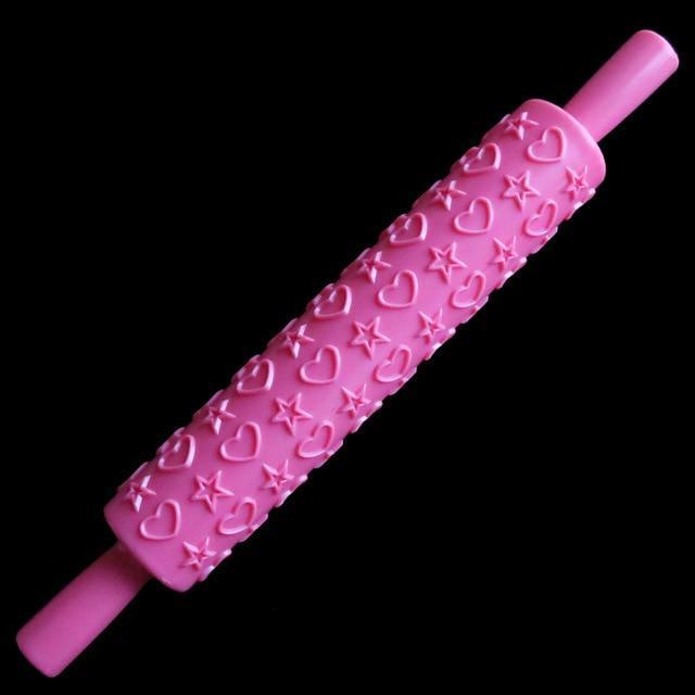 Colored 3D Pattern Rolling Pin