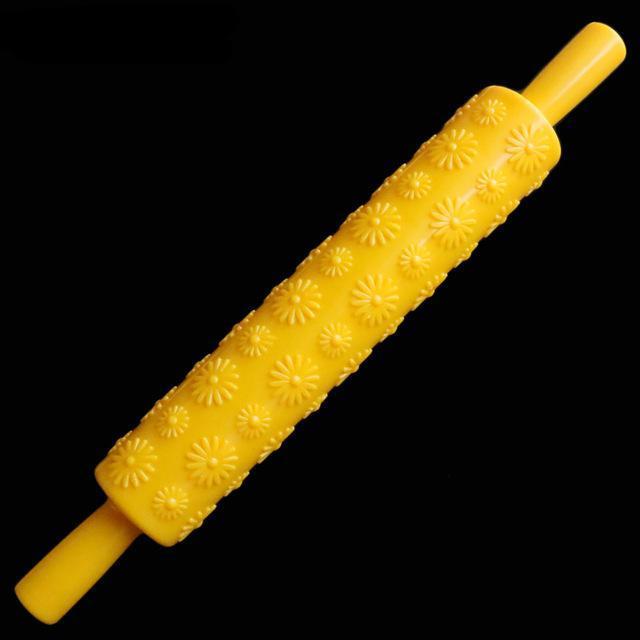 Colored 3D Pattern Rolling Pin
