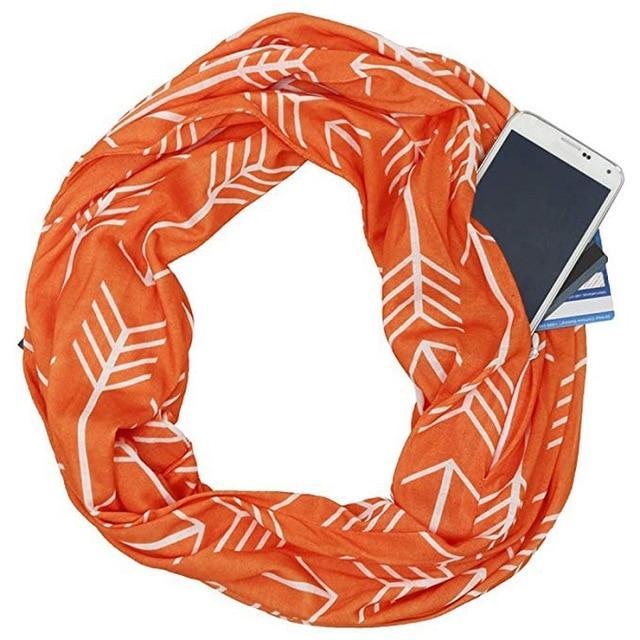 Multi-Way Infinity Scarf with Pocket