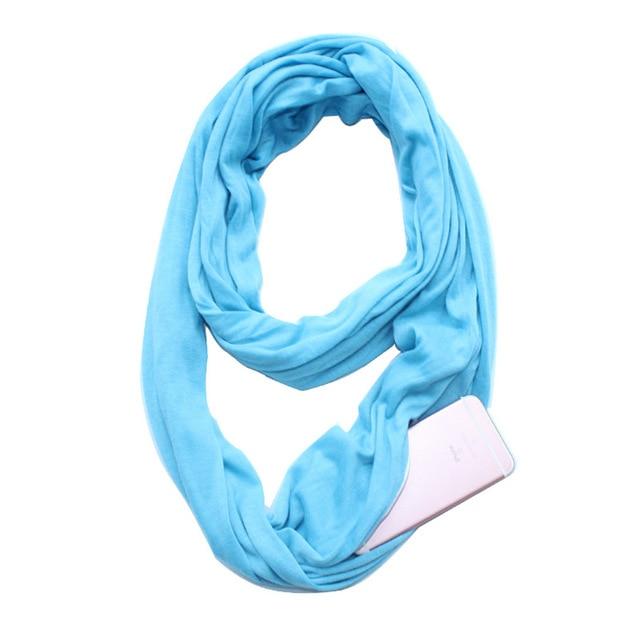 Multi-Way Infinity Scarf with Pocket